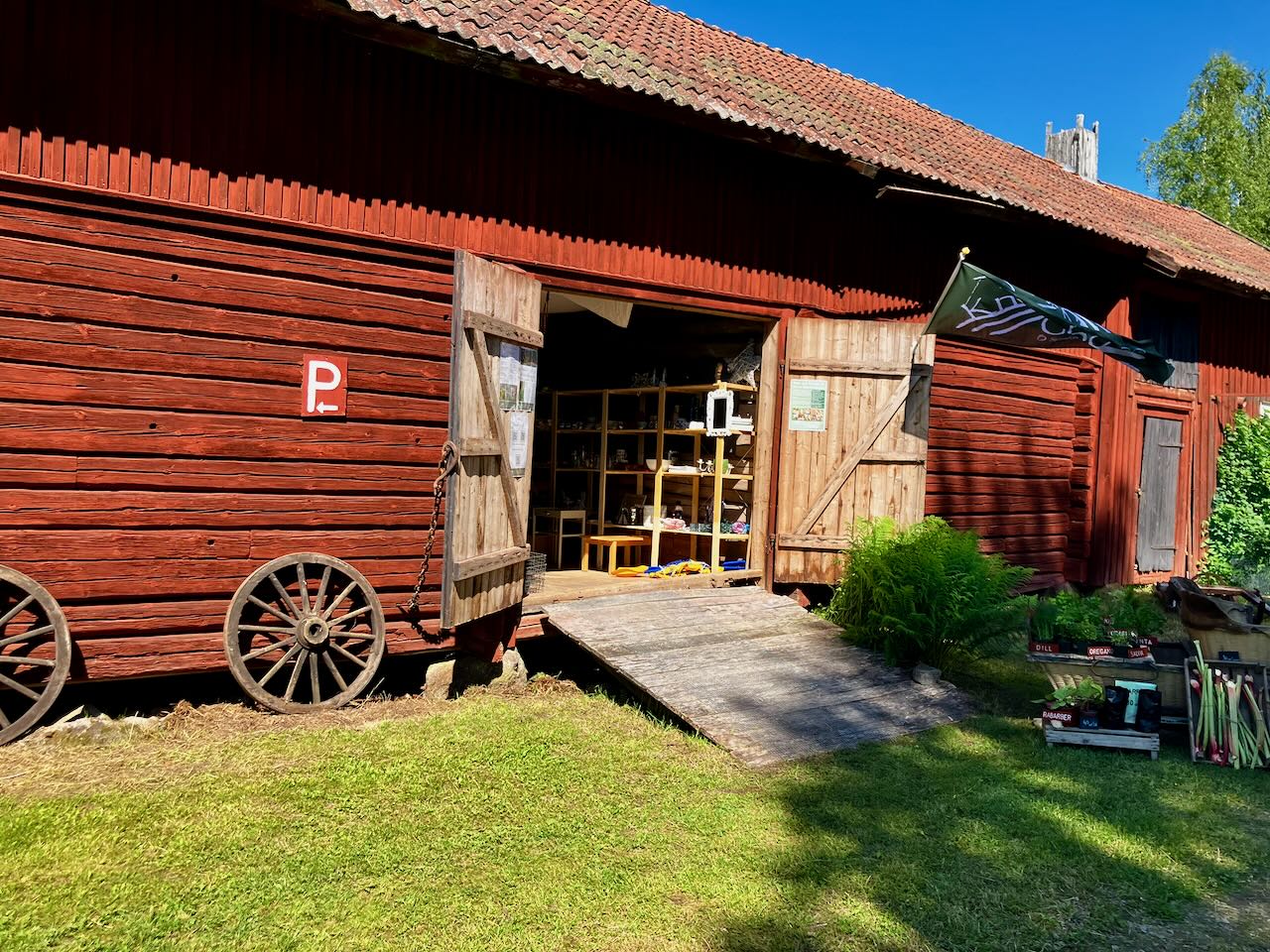 Gårdsbutik på Knotebo Gård